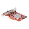 Delock - USB adaptér - PCIe 3.0 x4 - USB 3.2 Gen 2 x 2 + USB-C 3.2 Gen 2 x 2