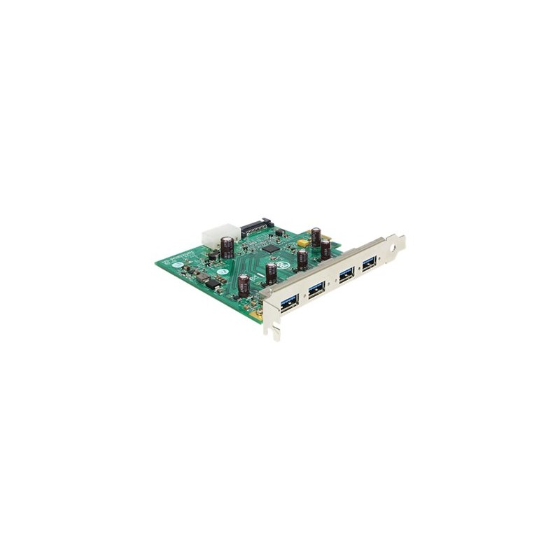 Delock PCI Express Card 4 x USB 3.0 - Úložiště / USB3.0 ovladač - USB 3.0 - PCIe 2.1 x1