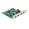 Delock PCI Express Card 4 x USB 3.0 - Úložiště / USB3.0 ovladač - USB 3.0 - PCIe 2.1 x1