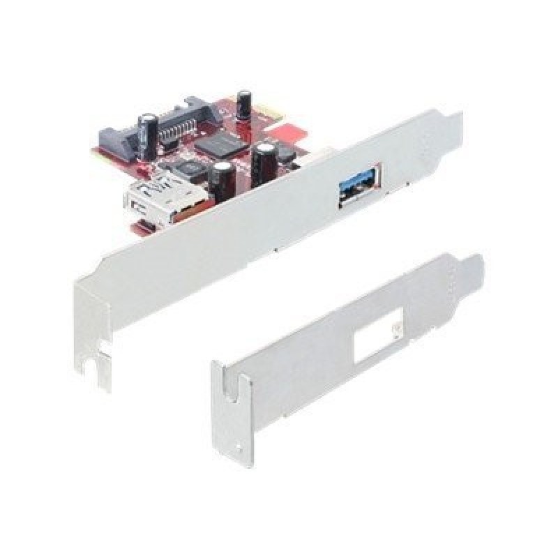 PCI Express x1 Karte zu 1 x extern+1 x, PCI Express x1 Karte zu 1 x extern+1 x
