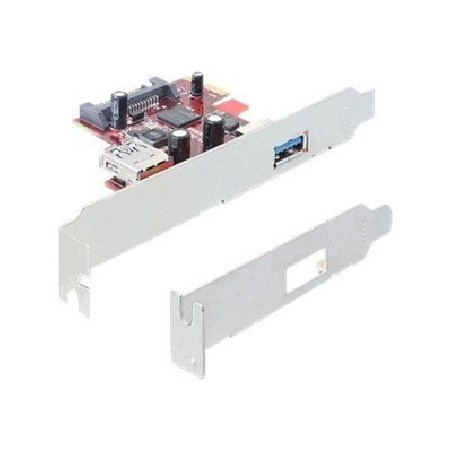 PCI Express x1 Karte zu 1 x extern+1 x, PCI Express x1 Karte zu 1 x extern+1 x