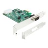 Delock PCI Express Card 1 x Serial RS-232 High Speed 921K with Voltage supply - Sériový adaptér - PCIe 2.0 nízký profil - RS-232