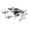 Delock PCI Express Card 6x Serial - Sériový adaptér - PCIe - RS-232 - 6 porty