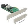 Delock Hybrid 3 x internal SATA 6 Gb/s + 1 x internal mSATA - Řadič úložiště (RAID) - 4 Kanál - SATA 6Gb/s / mSATA - RAID 0, 1