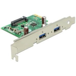 Delock PCI Express card 2 x USB 3.0 - USB adaptér - PCIe 2.0 - USB 3.0 x 2