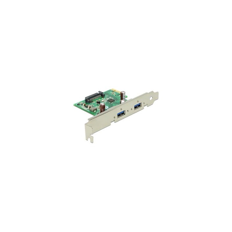 Delock PCI Express card 2 x USB 3.0 - USB adaptér - PCIe 2.0 - USB 3.0 x 2