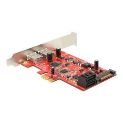 PCI Express x1 Card 2 x external USB 3, PCI Express x1 Card 2 x external USB 3