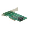 Delock PCI Express Card 1 x internal NVMe M.2 PCIe / 1 x internal SFF-8643 NVMe - Řadič úložiště - M.2 Card - nízký profil