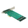 Delock PCI Express Card 2 x internal M.2 - Řadič úložiště - M.2 Card / SATA 6Gb/s - nízký profil - PCIe x1