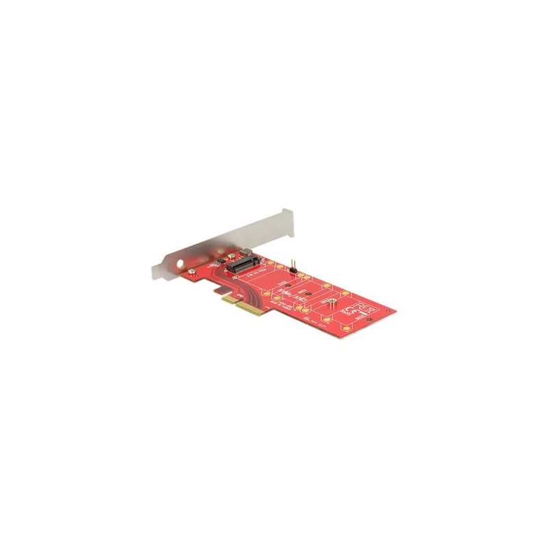 Delock PCI Express x4 Card 1 x internal NVMe M.2 Key M 110 mm with heat sink - Řadič úložiště - 1 Kanál - M.2 Card - PCIe 3.0 x4