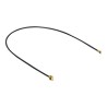 Delock - Kabel antény - MHF/U.FL zástrčka úhlový do MHF4/HSC zástrčka úhlový - 10 cm - koaxiál - černá