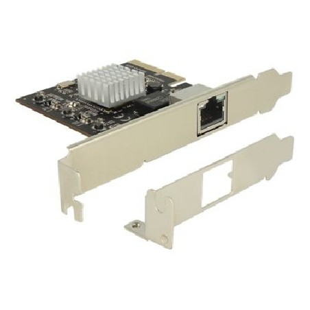 Delock PCI Express Card 1 x 10 Gigabit LAN NBASE-T RJ45 - Síťový adaptér - PCIe 2.0 x4 nízký profil - 10Gb Ethernet