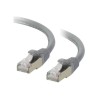 C2G Cat6a Booted Shielded (STP) Network Patch Cable - Patch kabel - RJ-45 (M) do RJ-45 (M) - 3 m - STP - CAT 6a - lisovaný