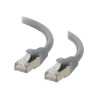 C2G Cat6a Booted Shielded (STP) Network Patch Cable - Patch kabel - RJ-45 (M) do RJ-45 (M) - 2 m - STP - CAT 6a - lisovaný