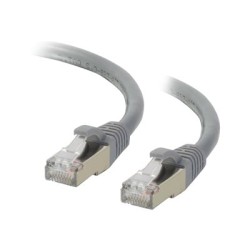 C2G Cat6a Booted Shielded (STP) Network Patch Cable - Patch kabel - RJ-45 (M) do RJ-45 (M) - 5 m - STP - CAT 6a - lisovaný