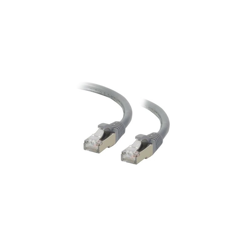 C2G Cat6a Booted Shielded (STP) Network Patch Cable - Patch kabel - RJ-45 (M) do RJ-45 (M) - 5 m - STP - CAT 6a - lisovaný