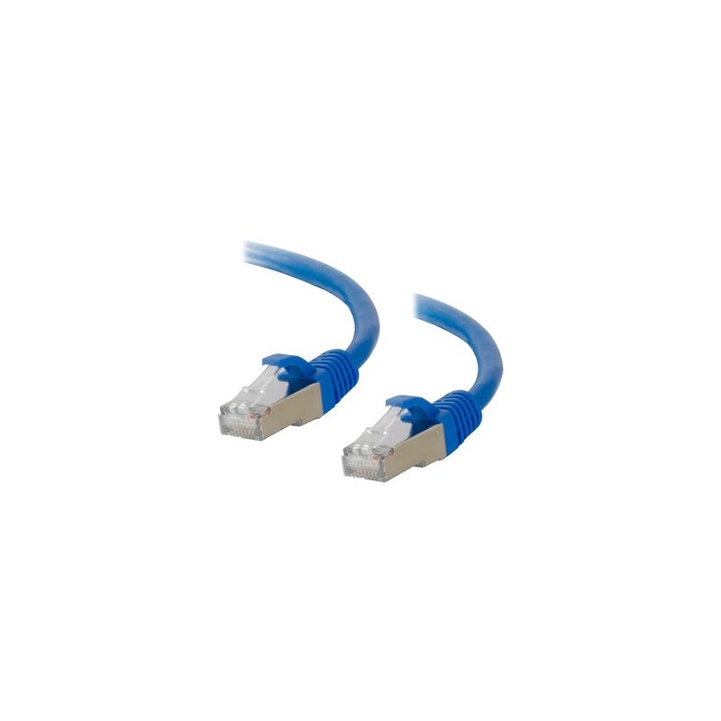 C2G Cat6a Booted Shielded (STP) Network Patch Cable - Patch kabel - RJ-45 (M) do RJ-45 (M) - 3 m - STP - CAT 6a - lisovaný