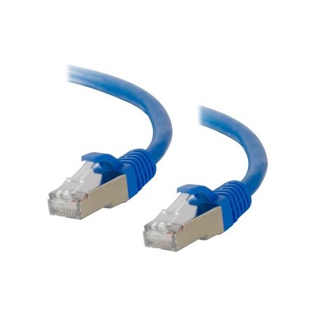 C2G Cat6a Booted Shielded (STP) Network Patch Cable - Patch kabel - RJ-45 (M) do RJ-45 (M) - 3 m - STP - CAT 6a - lisovaný