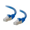 C2G Cat6a Booted Shielded (STP) Network Patch Cable - Patch kabel - RJ-45 (M) do RJ-45 (M) - 3 m - STP - CAT 6a - lisovaný
