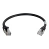 C2G Cat6a Booted Shielded (STP) Network Patch Cable - Patch kabel - RJ-45 (M) do RJ-45 (M) - 3 m - STP - CAT 6a - lisovaný