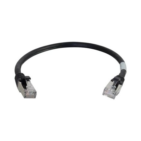 C2G Cat6a Booted Shielded (STP) Network Patch Cable - Patch kabel - RJ-45 (M) do RJ-45 (M) - 2 m - STP - CAT 6a - lisovaný
