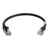 C2G Cat6a Booted Shielded (STP) Network Patch Cable - Patch kabel - RJ-45 (M) do RJ-45 (M) - 2 m - STP - CAT 6a - lisovaný
