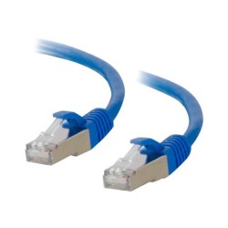C2G Cat6a Booted Shielded (STP) Network Patch Cable - Patch kabel - RJ-45 (M) do RJ-45 (M) - 15 m - STP - CAT 6a - lisovaný