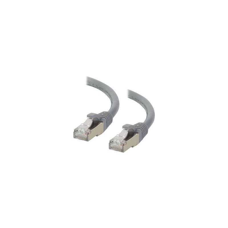 C2G Cat6a Booted Shielded (STP) Network Patch Cable - Patch kabel - RJ-45 (M) do RJ-45 (M) - 20 m - STP - CAT 6a - lisovaný