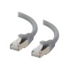 C2G Cat6a Booted Shielded (STP) Network Patch Cable - Patch kabel - RJ-45 (M) do RJ-45 (M) - 20 m - STP - CAT 6a - lisovaný