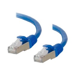 C2G Cat6a Booted Shielded (STP) Network Patch Cable - Patch kabel - RJ-45 (M) do RJ-45 (M) - 20 m - STP - CAT 6a - lisovaný