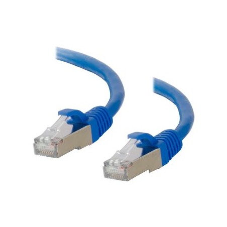 C2G Cat6a Booted Shielded (STP) Network Patch Cable - Patch kabel - RJ-45 (M) do RJ-45 (M) - 20 m - STP - CAT 6a - lisovaný