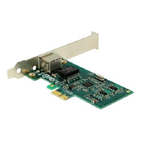 Delock PCI Express Card 1 x Gigabit LAN - Síťový adaptér - PCIe 1.1 nízký profil - Gigabit Ethernet 89943
