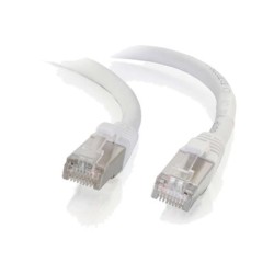 C2G Cat6a Booted Shielded (STP) Network Patch Cable - Patch kabel - RJ-45 (M) do RJ-45 (M) - 30 cm - STP - CAT 6a - lisovaný