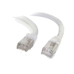 C2G Cat6a Booted Shielded (STP) Network Patch Cable - Patch kabel - RJ-45 (M) do RJ-45 (M) - 50 cm - STP - CAT 6a - lisovaný