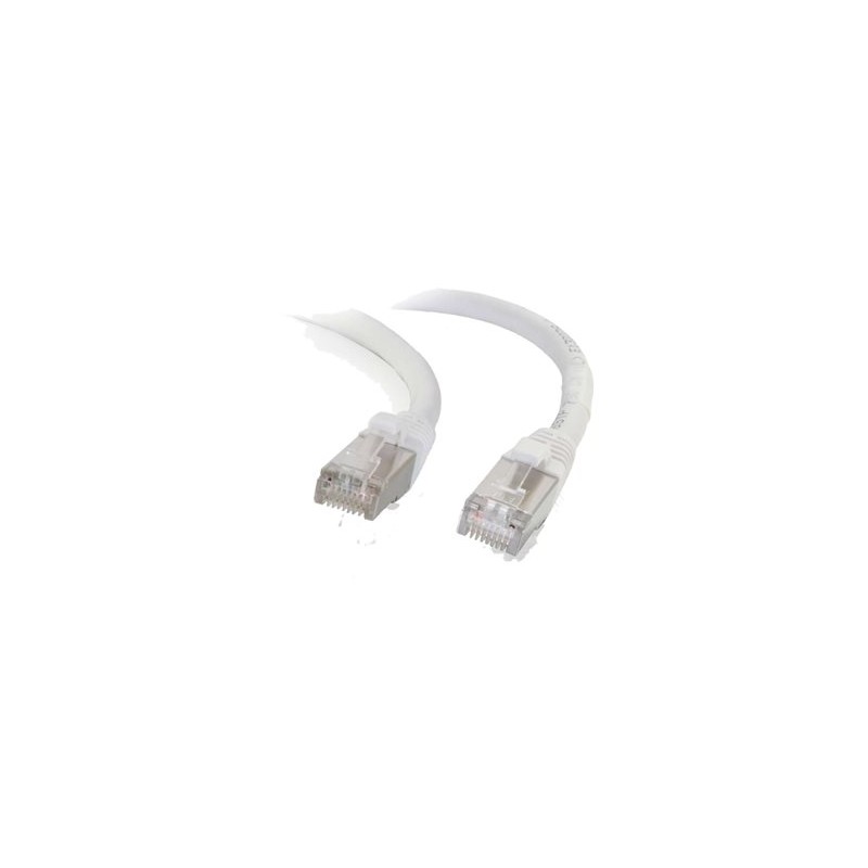 C2G Cat6a Booted Shielded (STP) Network Patch Cable - Patch kabel - RJ-45 (M) do RJ-45 (M) - 50 cm - STP - CAT 6a - lisovaný