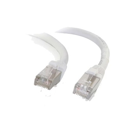 C2G Cat6a Booted Shielded (STP) Network Patch Cable - Patch kabel - RJ-45 (M) do RJ-45 (M) - 50 cm - STP - CAT 6a - lisovaný