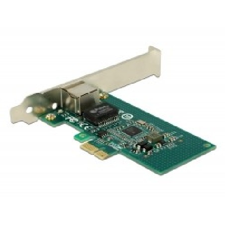 Delock PCI Express Card 1 x Gigabit LAN - Síťový adaptér - PCIe 2.1 nízký profil - Gigabit Ethernet