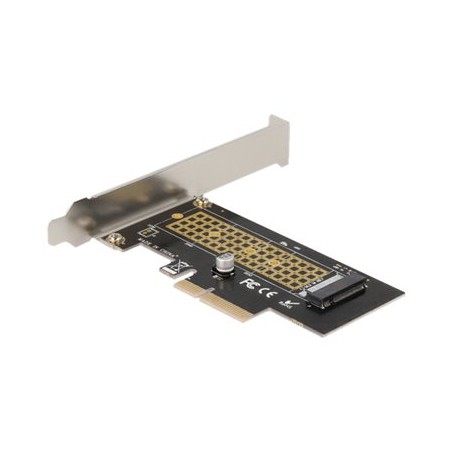 Delock - Řadič úložiště - M.2 - 1 Kanál - M.2 NVMe Card - PCIe 4.0 x4