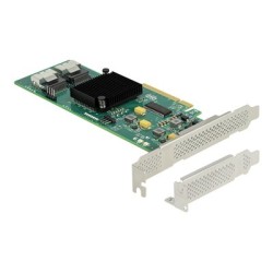 Delock - Řadič úložiště - 8 Kanál - SATA 6Gb/s / SAS - nízký profil - PCIe 2.0 x8