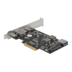 PCI Express x4 Card to 3 x USB Type-C+, PCI Express x4 Card to 3 x USB Type-C+