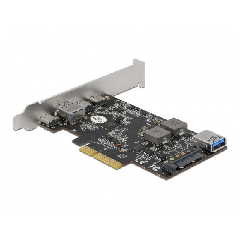 PCI Express x4 Card to 3 x USB Type-C+, PCI Express x4 Card to 3 x USB Type-C+