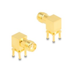 Delock - Adaptér antény - SMA se zdírkami (female) 90° PCB