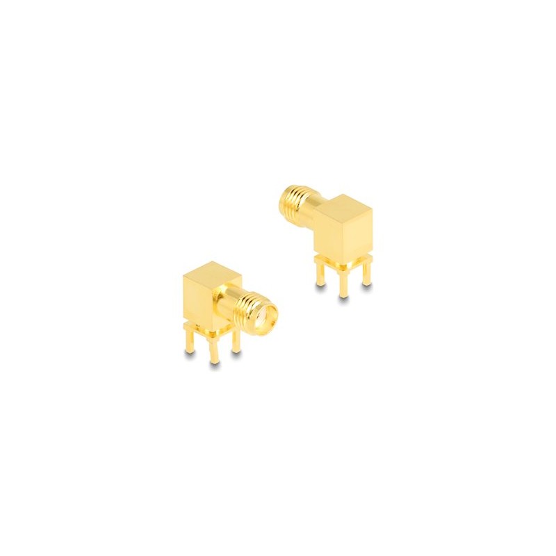 Delock - Adaptér antény - SMA se zdírkami (female) 90° PCB