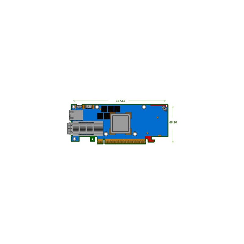 NVIDIA BlueField-3 E-Series B3140H - Síťový adaptér - PCIe 5.0 x16 - 400 Gigabit QSFP112 x 1
