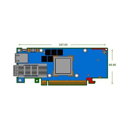 NVIDIA BlueField-3 E-Series B3140H - Síťový adaptér - PCIe 5.0 x16 - 400 Gigabit QSFP112 x 1
