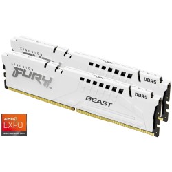 Kingston FURY Beast EXPO/DDR5/64GB/6000MHz/CL36/2x32GB/White