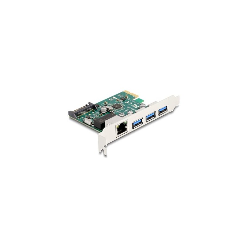 Delock - Sítový adaptér - PCIe 2.0 - Gigabit Ethernet x 1
