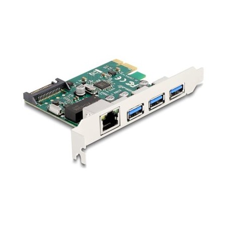 Delock - Sítový adaptér - PCIe 2.0 - Gigabit Ethernet x 1