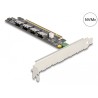 Delock - Radic úložište - NVMe - PCIe 5.0 x16