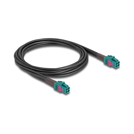 Delock - Kabel antény - konektor mini FAKRA Z quad (M) do konektor mini FAKRA Z quad (M) - 1 m - modrá, RAL 5021